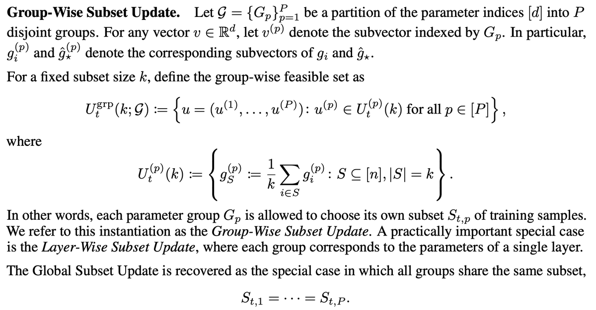 Group-wise subset update 图示