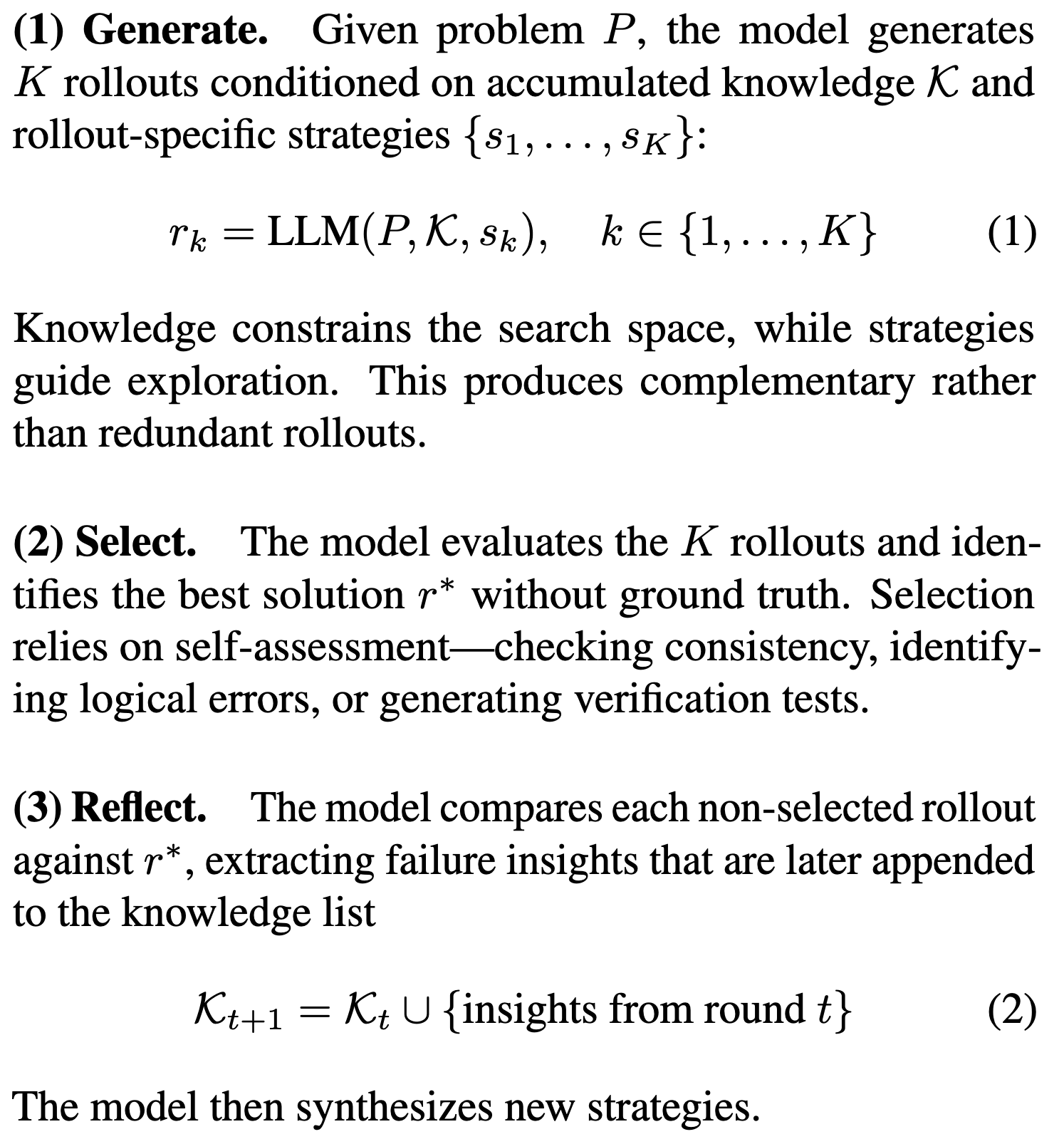Test-time recursive thinking